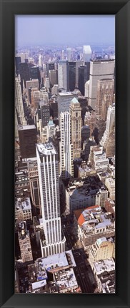 Framed MetLife and surrounding buildings, Manhattan, New York City, New York State, USA Print