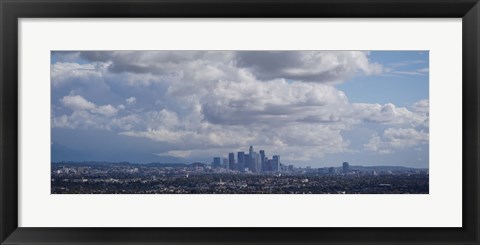 Framed Cloudy Sky Over Los Angeles Print