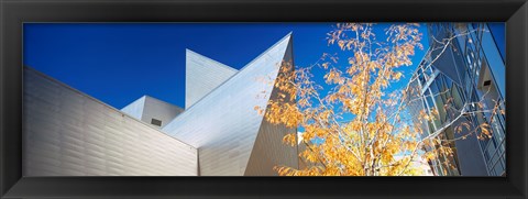 Framed Low angle view of skyscrapers, Downtown Denver, Denver, Colorado, USA Print