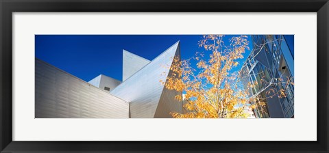 Framed Low angle view of skyscrapers, Downtown Denver, Denver, Colorado, USA Print