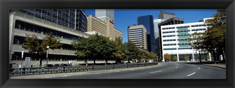 Framed Buildings in a city, Downtown Denver, Denver, Colorado, USA Print