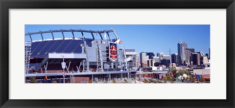 Framed Sports Authority Field at Mile High, Denver, Colorado Print