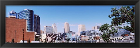 Framed Jazz District, Kansas City, Missouri Print