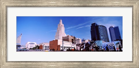 Framed Street art at Jazz District, Kansas City, Missouri Print