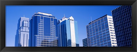 Framed Skyscrapers in downtown Kansas City Print