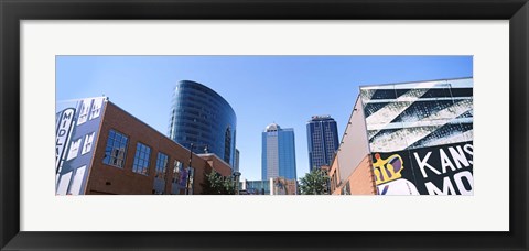 Framed Street art at Downtown Kansas City, Missouri, USA Print