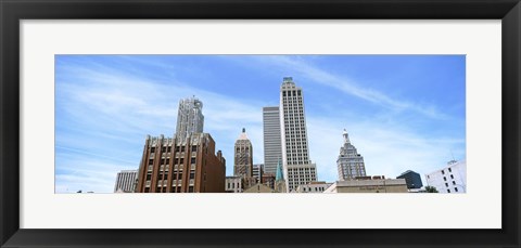 Framed DowntownTulsa skyline, Oklahoma Print