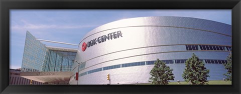 Framed BOK Center at downtown Tulsa, Oklahoma Print