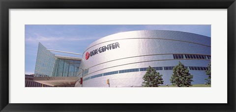 Framed BOK Center at downtown Tulsa, Oklahoma Print