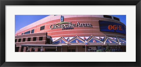 Framed Low angle view of a stadium, Chesapeake Energy Arena, Oklahoma City, Oklahoma, USA Print