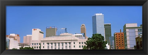 Framed Municipal Building in the downtown, Oklahoma City, Oklahoma, USA Print