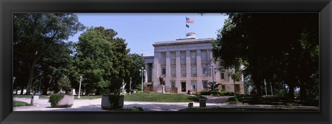 Framed Government building in a city, City Hall, Raleigh, Wake County, North Carolina, USA Print