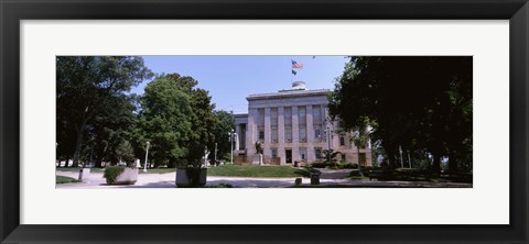 Framed Government building in a city, City Hall, Raleigh, Wake County, North Carolina, USA Print