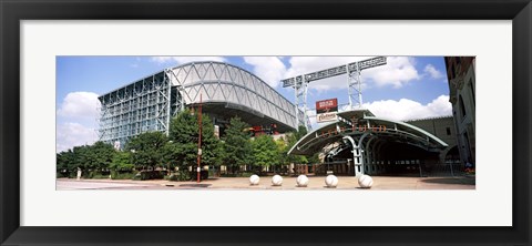 Framed Baseball field, Minute Maid Park, Houston, Texas, USA Print