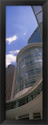 Framed Low angle view of a building, Chevron Building, Houston, Texas Print