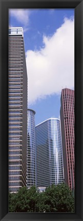 Framed Low angle view of a building, Houston, Texas, USA Print