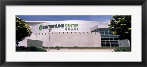 Framed Facade of a convention center, Century Link Center, Omaha, Nebraska, USA Print