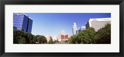 Framed Buildings in a city, Omaha, Nebraska Print