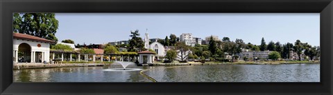 Framed Lake Merritt in Oakland, California, USA Print