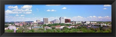 Framed Buildings in a city, Colorado Springs, Colorado Print