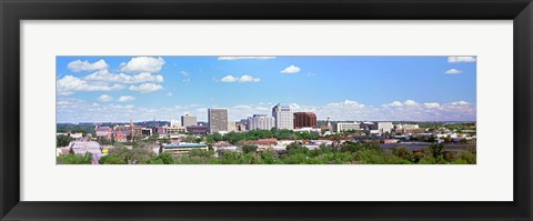 Framed Buildings in a city, Colorado Springs, Colorado Print