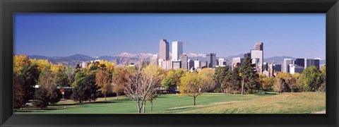 Framed Buildings of Downtown Denver, Colorado, USA Print