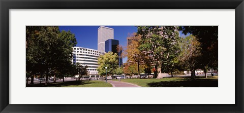 Framed Denver Post Building, Denver, Colorado, USA Print