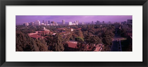 Framed University campus, University Of California, Los Angeles, California, USA Print