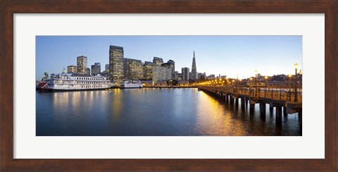 Framed San Francisco Pier, San Francisco, Califorina Print