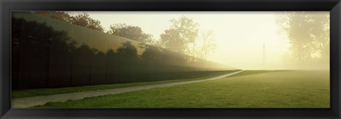 Framed Vietnam Veterans Memorial, Washington DC, District Of Columbia, USA Print