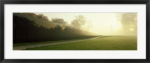 Framed Vietnam Veterans Memorial, Washington DC, District Of Columbia, USA Print