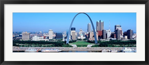 Framed USA, Missouri, St. Louis, Gateway Arch Print