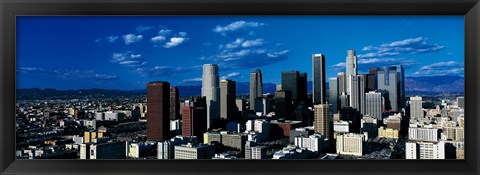 Framed Skyline from TransAmerica Center Los Angeles CA USA Print