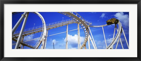 Framed Batman The Escape Rollercoaster, Astroworld, Houston, Texas, USA Print