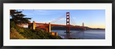 Framed Golden Gate Bridge from a Distance Print