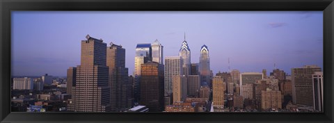 Framed Skyscrapers in Philadelphia Print