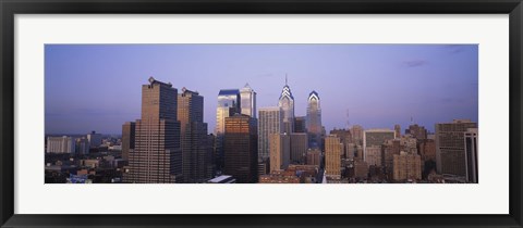 Framed Skyscrapers in Philadelphia Print