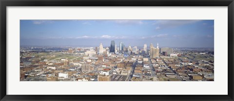 Framed Buildings in a city, Hyatt Regency Crown Center, Kansas City, Jackson County, Missouri, USA Print