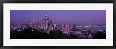 Framed Seattle WA USA Print