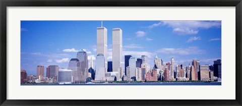 Framed USA, New York City, with World Trade Center Print