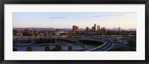 Framed USA, Arizona, Phoenix, sunset Print