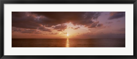 Framed Sunrise Miami FL USA Print