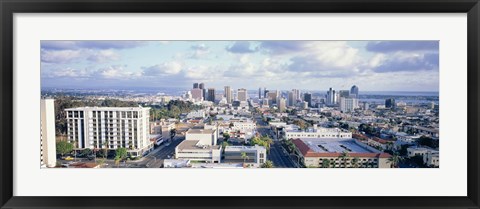 Framed Clouds Over San Diego Print