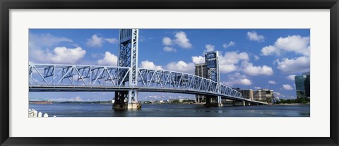 Framed Main Street Bridge, Jacksonville, Florida, USA Print