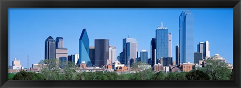 Framed Downtown Dallas Texas Print