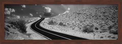 Framed Road, Las Vegas, Nevada, USA Print
