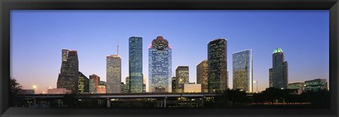 Framed USA, Texas, Houston Print