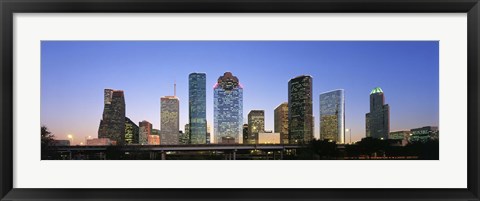 Framed USA, Texas, Houston Print