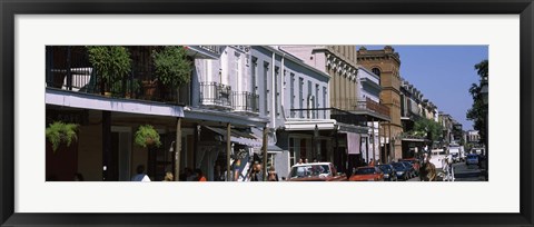 Framed Buildings in a city, French Quarter, New Orleans, Louisiana, USA Print