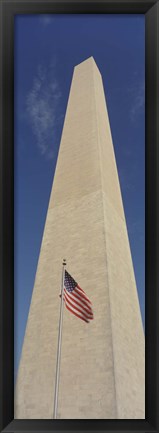 Framed Low Angle View Of The Washington Monument, Washington DC, District Of Columbia, USA Print